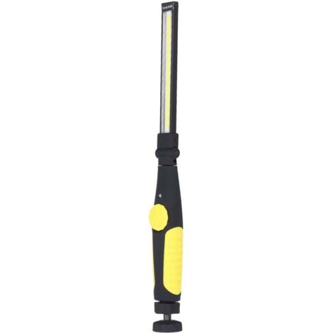 Lampe de Travail LED COB Rechargeable Magnétique Poignée Jaune Urgence Éclairage