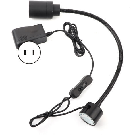 Lampe de travail LED flexible magnétique 7W à col de cygne pour machine à coudre