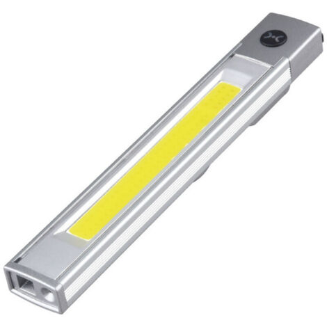 Lampe de travail LED magnétique, lampe torche rechargeable, lampe plate à 6 modes avec clip, lampe de poche IPX4 pour réparation automobile, randonnée