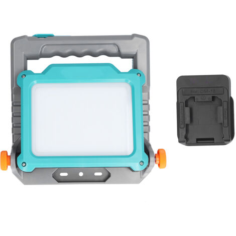 Lampe de Travail LED Rechargeable Pliable pour Milwaukee BL1830-BL1860, Lumière Portable pour Chantier Extérieur