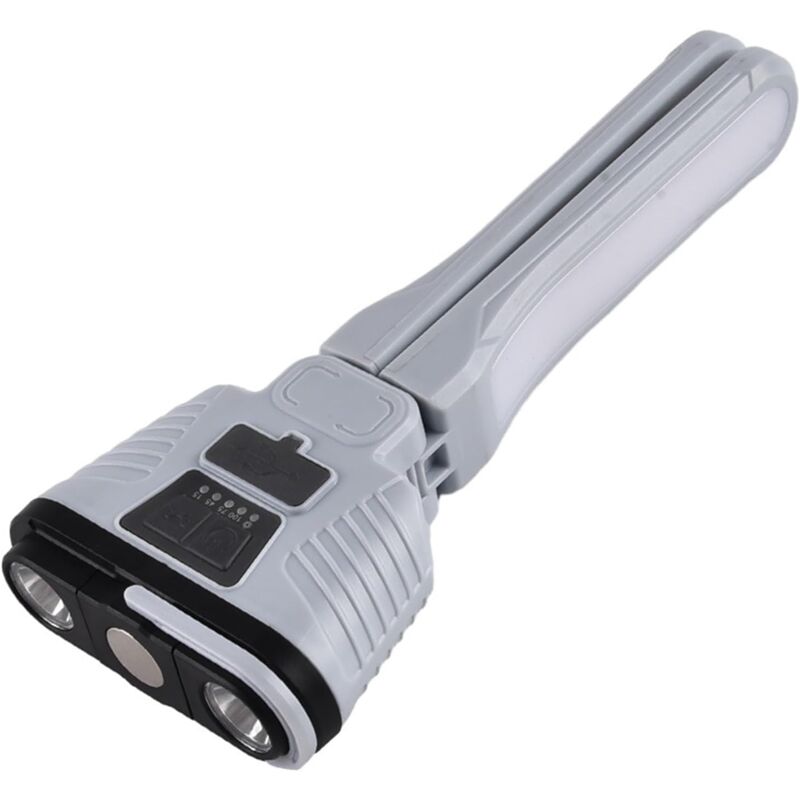 Lampe de Travail LED Solaire de Secours, Rechargeable pour Le Camping en Plein air, Le contrôle des véhicules et la Lampe de Poche de Tente avec