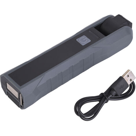 Lampe de travail pliable LED COB avec aimant, rechargeable USB, portable pour camping et urgences