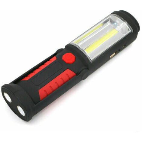 Lampe de travail portable, lampe torche rechargeable, lampe torche magnétique pour machine
