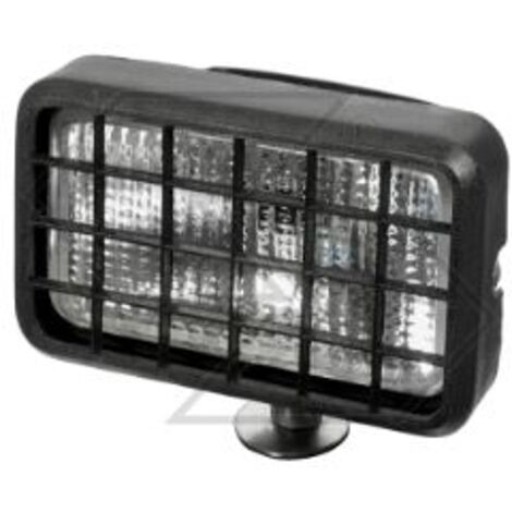 Lampe de travail pour cabine halogène avec grille