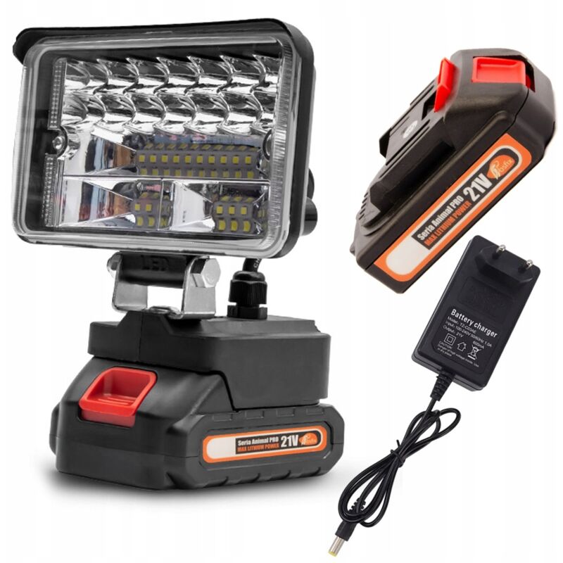 Lampada da lavoro ricaricabile da 4' con 1 batteria da 1,5 Ah, serie Animal Pro