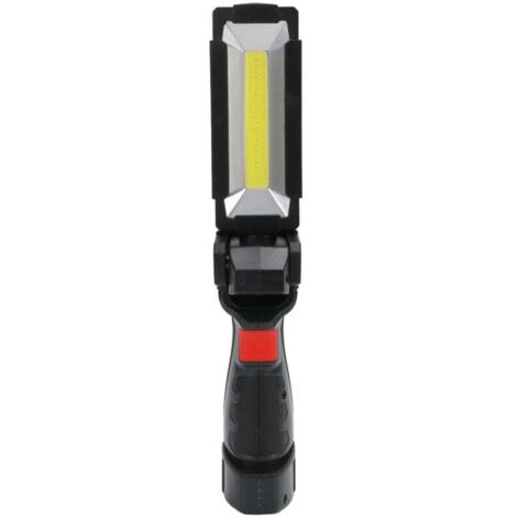 Lampe de travail rechargeable USB rotative à 360 degrés, 5 modes, lampe de travail magnétique COB pour mécaniciens, réparation automobile, maison, garage, urgence, camping,DUBUNS