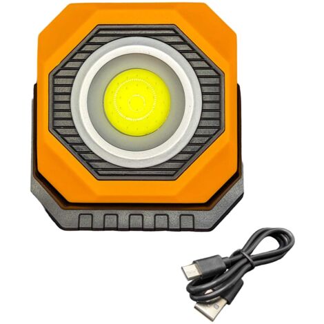 Lampe de travail solaire portable COB LED 500 lm avec USB