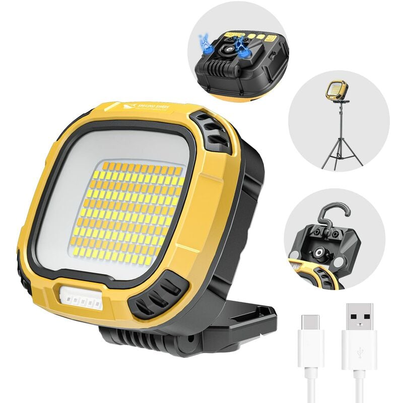 Beijiyi - Lampe de Travail,Light d'inspection led Rechargeable Portable,Lumière Pour Auto Garage Camping d'urgence,
