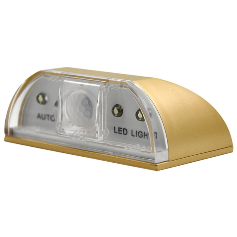 Lampe de trou de serrure à piles pir infrarouge sans fil ir capteur automatique détecteur de mouvement trou de serrure de porte avec 4 ampoules led