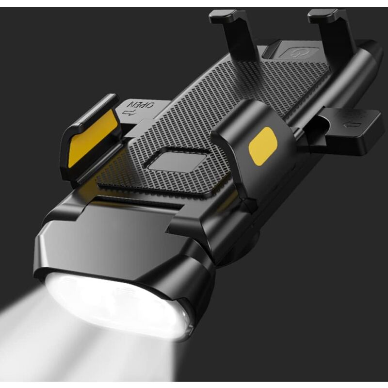 Lampe De Vélo 1000Lumen 3000Mah Phare De Vélo Banque d'alimentation Rechargeable Lampe De Poche Poignée USB Mountain Bike Route