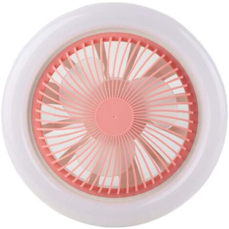 Lampe de ventilateur de plafond petite E27 30W lampe de ventilateur LED réglable silencieuse pour chambre d'enfant chambre 85‑265V