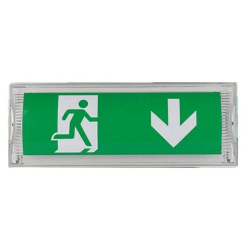 SNQ - Lampe d'éclairage de secours à led, avec batterie de secours jusqu'à 3 heures, Classe de protection : ip 65, Panneau d'indication de