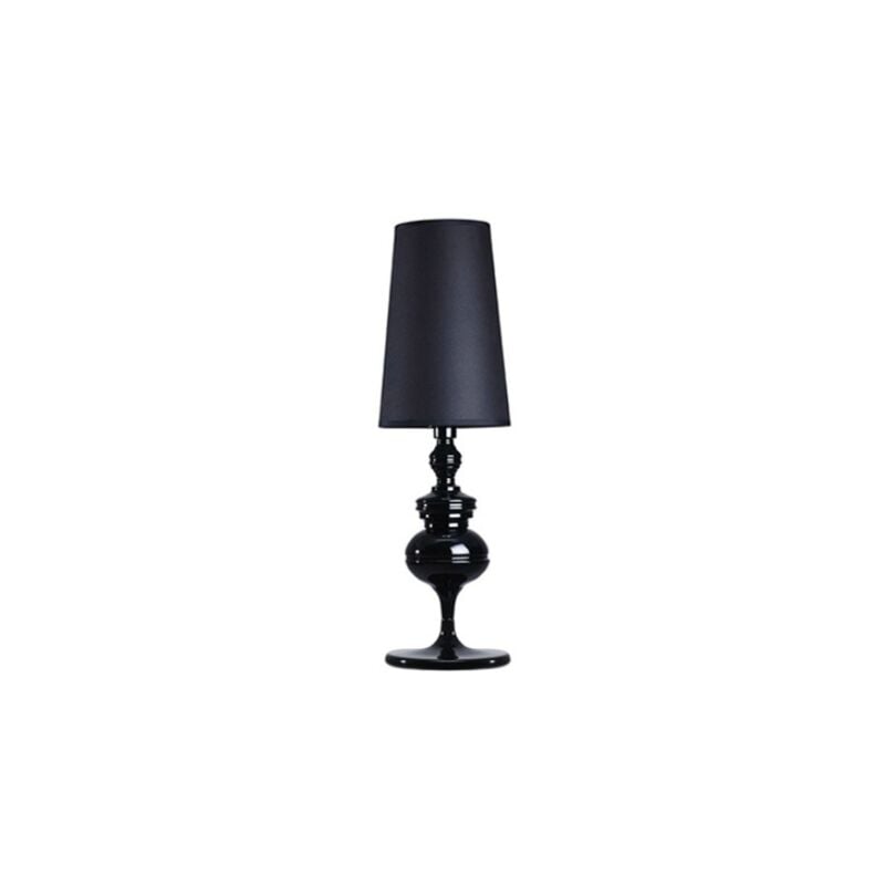 Lampe décorative de salon de style européen lampe de table lampe de chevet taille moyenne noir 20x57cm