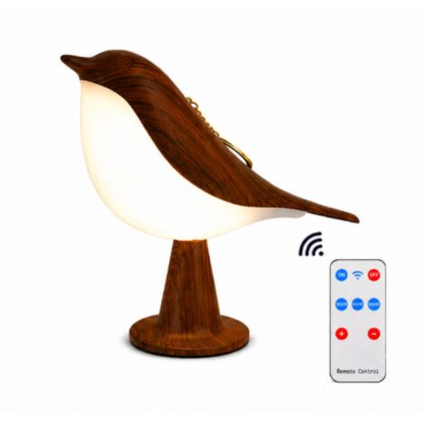 Lampe décorative LED parfumée pie pour voiture, veilleuse oiseau de chevet rechargeable, lampe de table tactile d'ambiance