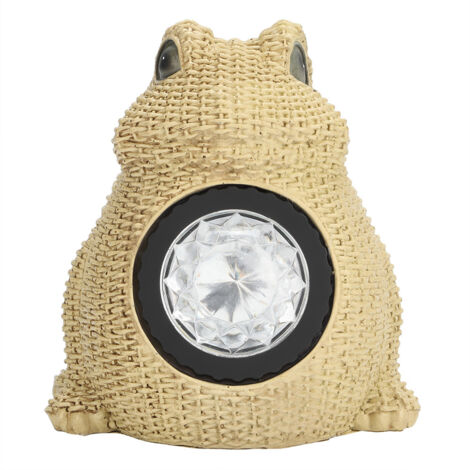 Lampe décorative solaire pour jardin Lampe d'imitation paysage pour pelouse Décoration d'extérieur Ornement Grenouille