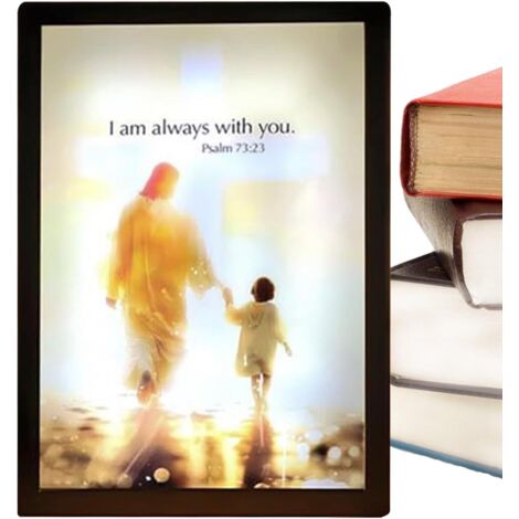 Lampe d'église 4D LED - cadre photo - outils et amélioration de la maison -