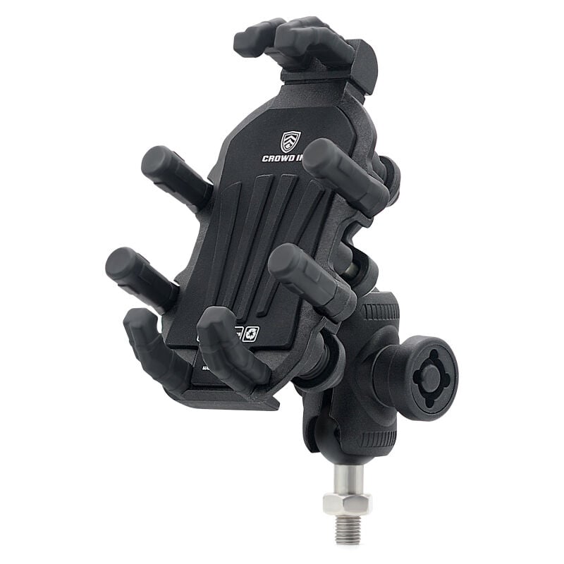 Benobby Kids - Support de téléphone pour moto avec amortisseur de vibrations, support antivol pour téléphone portable, rotation réglable à 360°,