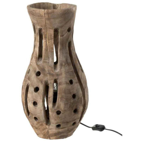 Lampe Design en Bois "Elisabeth" 47cm Naturel