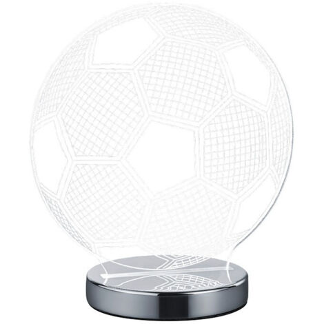 Lampe design, Lampe à poser 7W transparent Ball Transparent en Metal, TRIO
