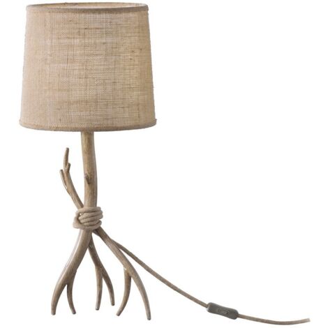Lampe design, Lampe à poser design Sabina Marron en Metal, MANTRA