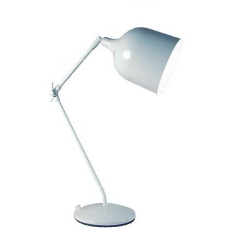 Lampe design, Lampe à poser Mekano lt design Blanc en Metal, Aluminor