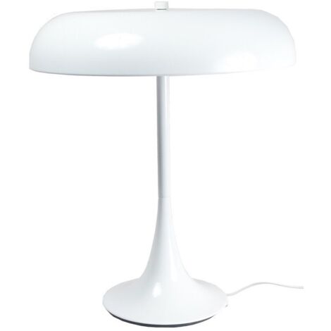 Lampe design, Lampe à poser retro MADISON LT Blanc en Metal, Aluminor