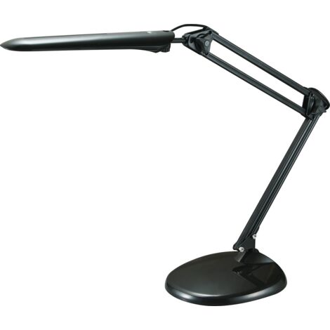 Lampe design, Lampe de bureau Cosmix S technologie led Noir en Plastique, Aluminor