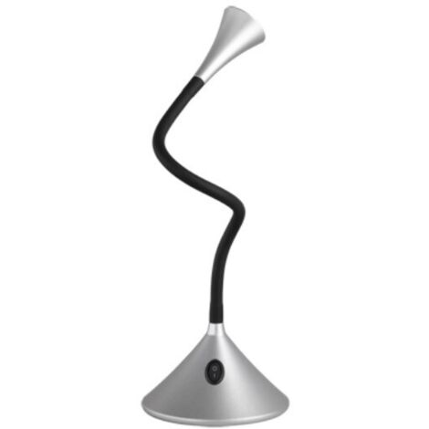 Lampe design, Lampe de bureau Viper Gris en Plastique, TRIO