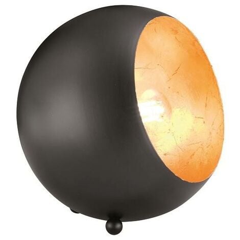 Lampe design, Lampe de table Billy Noir en Metal, TRIO