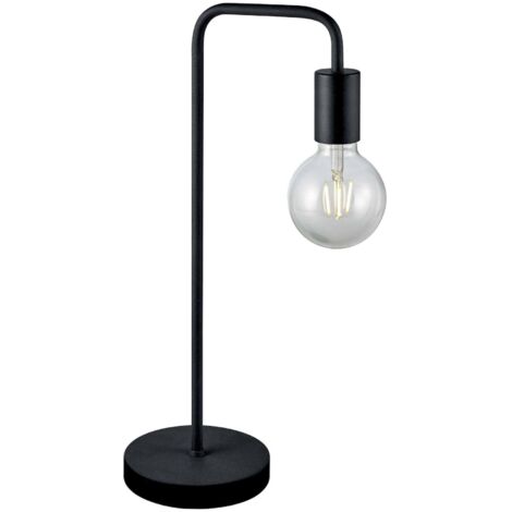 Lampe design, Lampe de table design Diallo Noir en Metal, TRIO