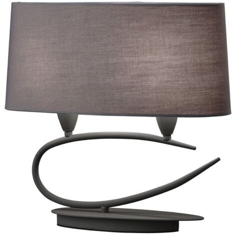 Lampe design, Lampe de table design LUA 2L - Mantra Taupe en Metal, MANTRA