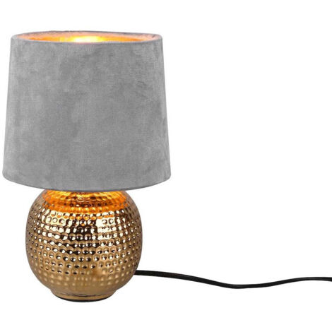 Lampe design, Lampe de table rétro Sophia Gris en Céramique, TRIO
