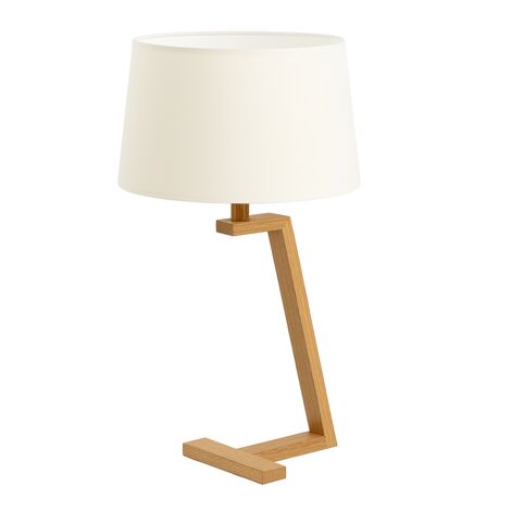 Lampe design, Lampe déco Memphis LT Blanc en Wood, Aluminor