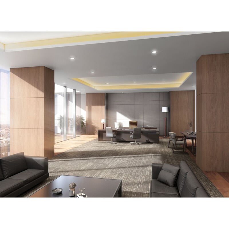 Aluminor - Lampe design, Lampe déco quatro lt Gris en Wood