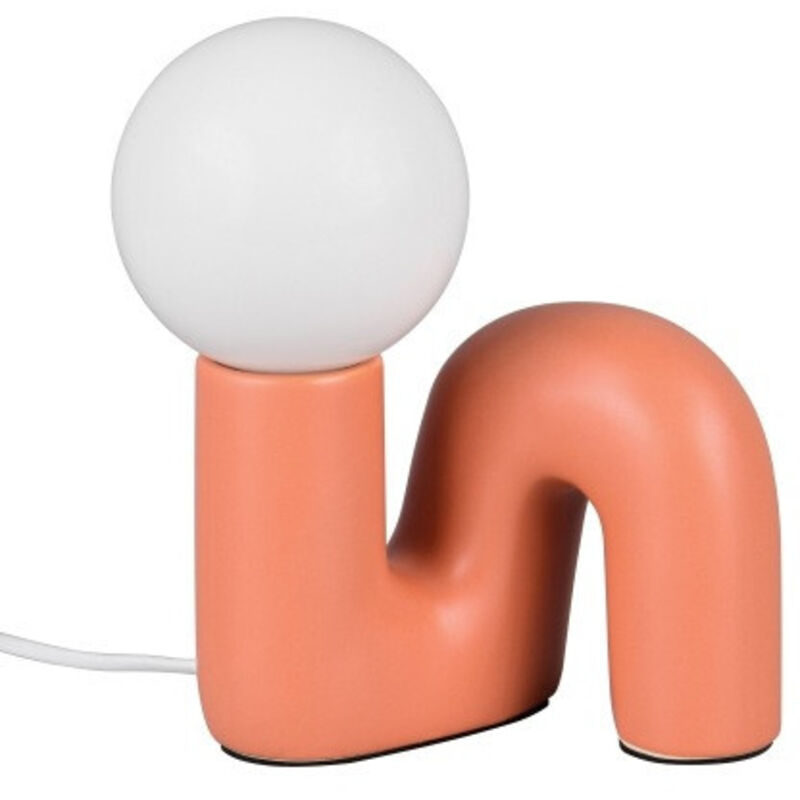 Lampe design, Lampe design en céramique pop Quinn Orange en Céramique, BOITE A DESIGN Lampe design, Lampe design en céramique pop Quinn Orange en Céramique, BOITE A DESIGN