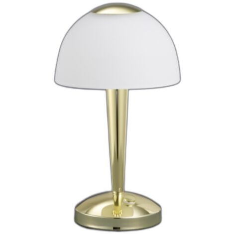 Lampe design lampe vintage de bureau ventura or en metal trio