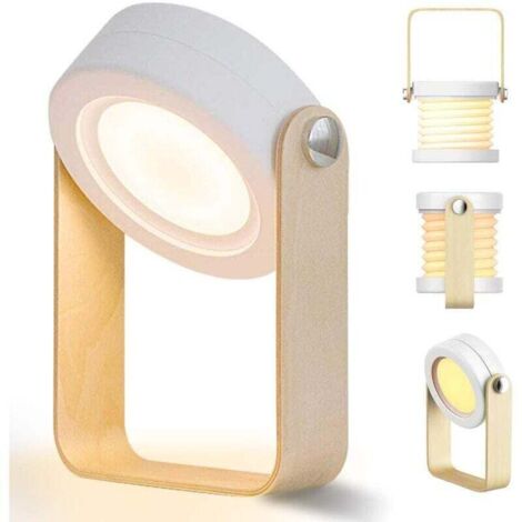 Lampe d'établi Lampe de chevet tactile à intensité variable, lampe de chevet LED, veilleuse, lanterne, lampe de chevet vintage, 3 niveaux de luminosité