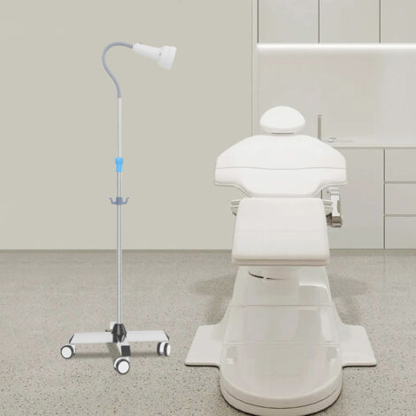 Lampe d'examen – Construction en plastique ABS haut de gamme, source lumineuse LED blanc pur, ampoule LED haute puissance 30 W, rotation à 360°. Convient pour : gynécologie, ORL, dentisterie.