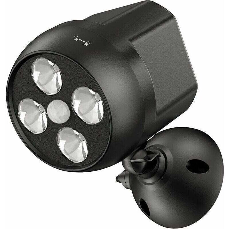 Lampe d'extérieur avec détecteur de mouvement étanche, projecteur LED avec capteur sans fil, lumière de sécurité extérieure pour escaliers, couloir,