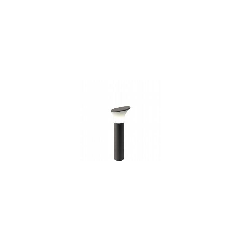 Lampe d'extérieur en aluminium moulé avec diffuseur opalin - Hauteur max 160mm - IP44 graphite Lampe d'extérieur en aluminium moulé avec diffuseur opalin - Hauteur max 160mm - IP44 graphite