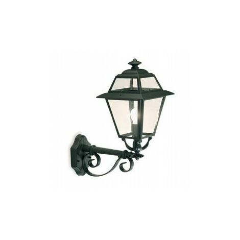 Lampe d'extérieur en aluminium moulé avec diffuseurs en verre transparent graphite