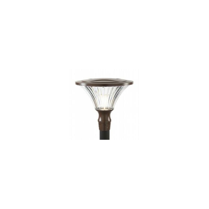 Lampe d'extérieur en aluminium moulé sous pression, diffuseur transparent, 60mm de diamètre, hauteur maximale de 160mm, IP65 corten