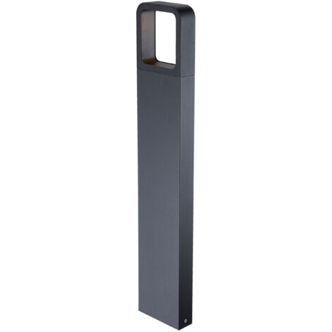 Lampe d'extérieur LED pratique en aluminium, éclairage de jardin et de terrasse, gris foncé moulé sous pression  Globo 34272