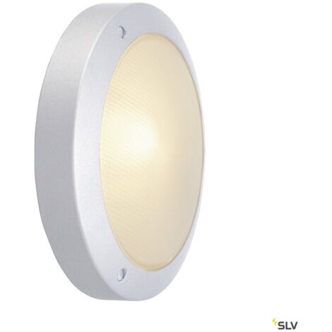 Lampe d’extérieur ronde Bulan 27cm gris argenté - 229072