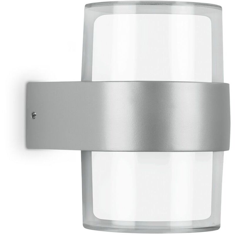 Lampe d'extérieur led Telefunken cludu, platine led, 4000K blanc neutre, 8 w, 800 lm, argenté, IP44, 25000 heures, 13 x 9,5 x 10,5 cm