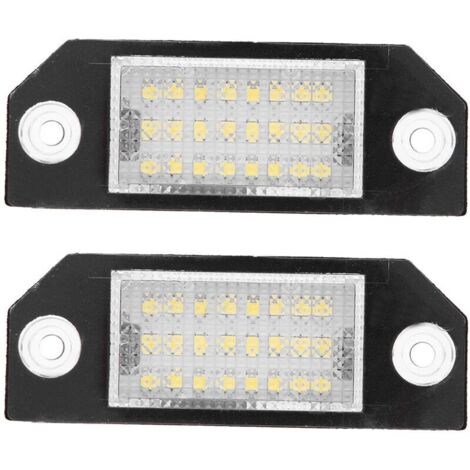 Lampe d'immatriculation à 24 LED, lampe résistante aux intempéries, à économie d'énergie, pour voiture Ford C-MAX MK2, utilisation d'un outil automobile