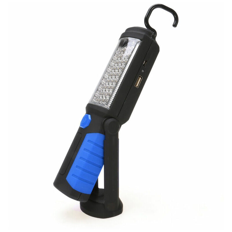 Lampe d'inspection Lampe led Rechargeable, Lampe de Travail led Rechargeable Avec Magnétique Lampe de Torches de led Lampe D'inspection Lampe de