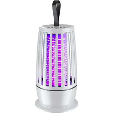 Lampe d'intérieur filaire USB avec anneau de suspension, lampe anti-mouches portable, convient pour la maison, la chambre à coucher, le camping, les pièges à mouches d'intérieur