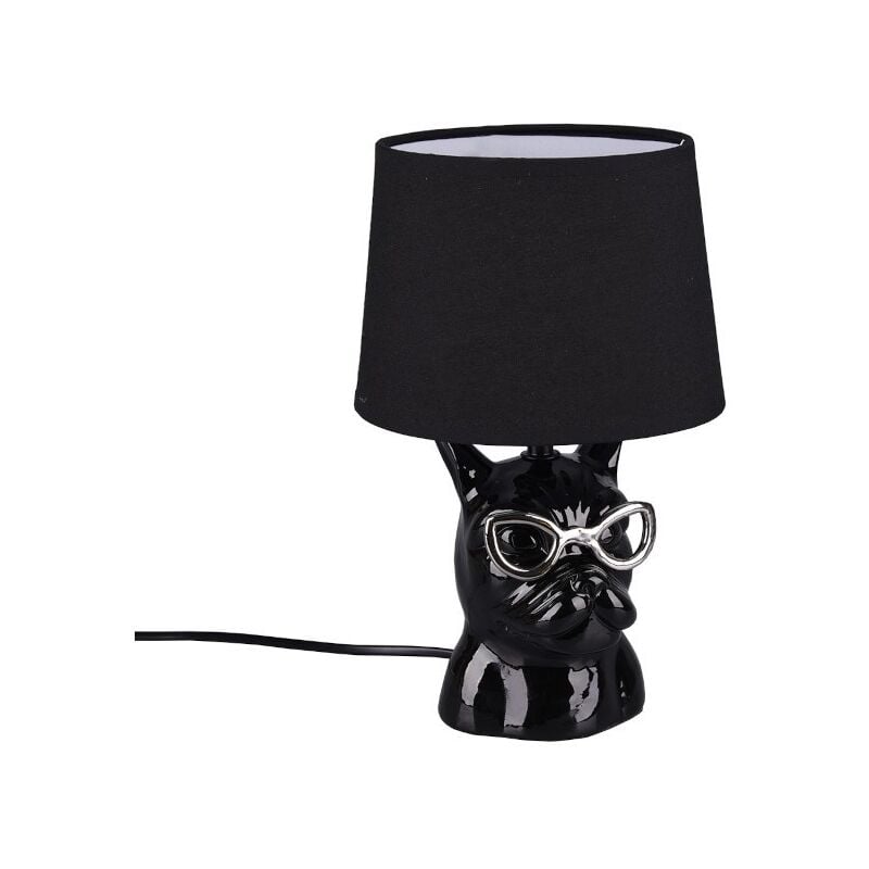 Defibrico - Lampe de table Led noire - Trio - Dosy