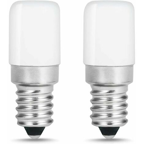 Lampe E14 LED Ampoule pour Réfrigérateur, 1.5W E14 LED Ampoule pour Frigo, équivalente à une Ampoule 15Watt, Blanc Chaud 2700K, Lampe pour Machine a Coudre, Culot E14, 220-240V, Lot de 2,Superma